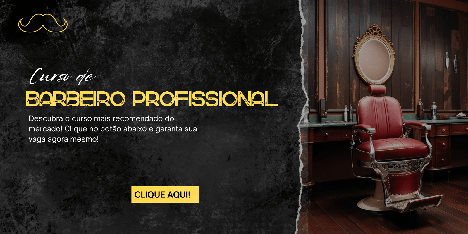 Curso de Barbeiros Banner